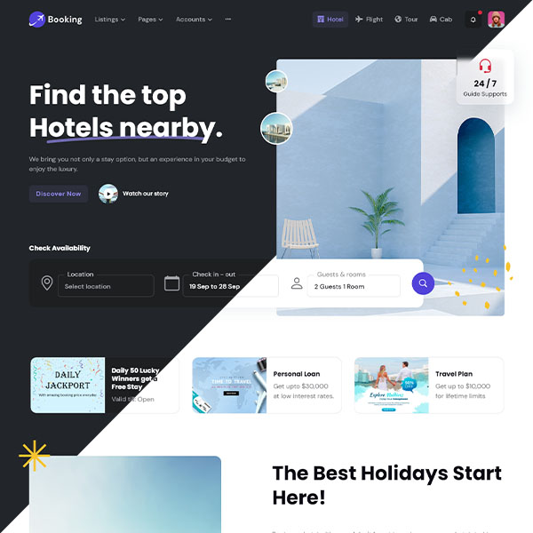 Booking Multipurpose Online Booking Theme